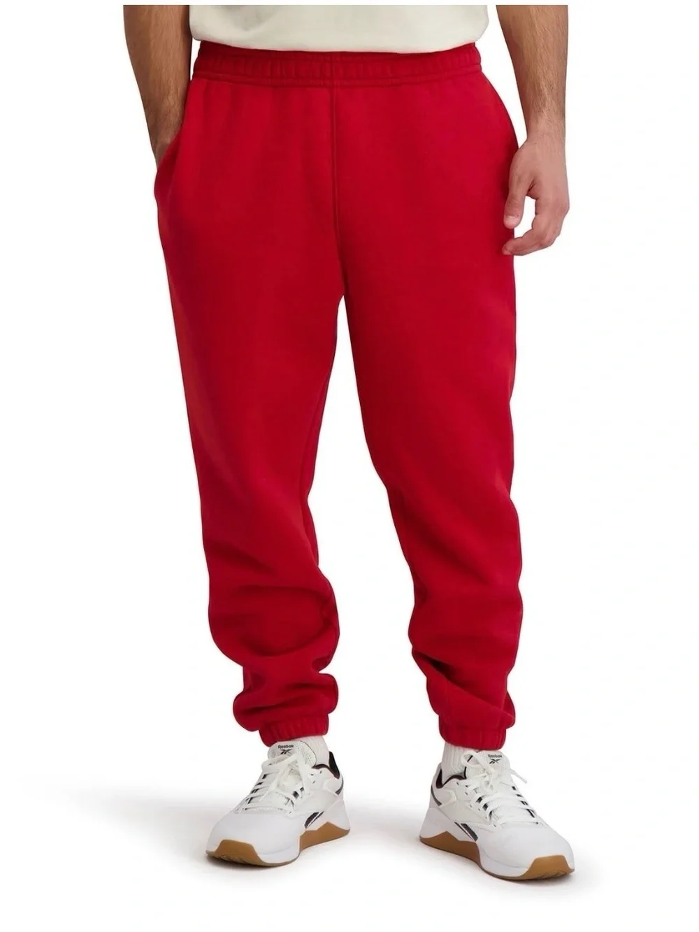 Champion Men's Red Jogger Sweatpants